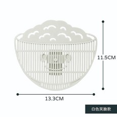 洗米瀝水板 廚房瀝水輔助工具, 白色笑臉054725, 1個