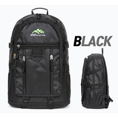 블루마운트 전연령 남여공용 대용량 50L 등산 가방 LV98, 블랙