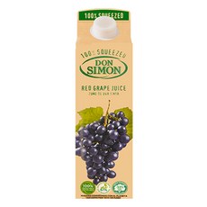 돈시몬 생과일 착즙 100% 적포도주스, 1L, 1개