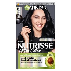 가르니에 염색약 040 초콜릿 브라운, 1개 (1팩) A, 1.10 인피니트 블랙