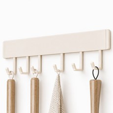 하루테 무타공 주방 조리도구 걸이 30cm, 1개, 아이보리