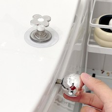 욕실 화장실 변기 커버 손잡이 뚜껑 클리어 위생 용품 매장 사무실, 둥근미러볼