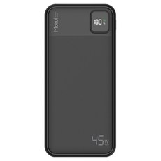 모루이 45W PPS 초고속충전2.0 대용량 보조배터리 20000mAh, MT-45, 블랙