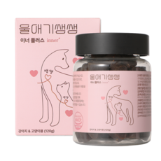 울애기쌩쌩 이너플러스 반려동물 종합영양제 기관지 심장 신장 간 케어, 60정, 1개