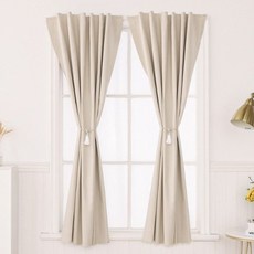 해수비 누구나 붙이는 찍찍이 벨크로 커튼 암막커튼, 핑크, 가로0.7×높이1.5m