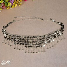 밸리댄스 허리 체인 힙스카프 반짝이 라인댄스 화려한 밸리 벨트 허리체인 스팽글 랩 스타일