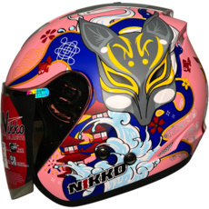 Nikko N557 凜狐浪漫譚 半罩式安全帽 內墨鏡