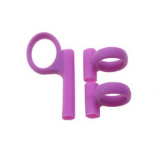 실리콘 소재 손가락고정 식사연습 학습도구, 1개, 2_그린