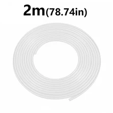 2M/5M10M 자동차 도어 프로텍터 고무 씰 및 가드 스트립 클리어 엣지 트림 스타일링 스크래치 유니버설, 06 white 2m