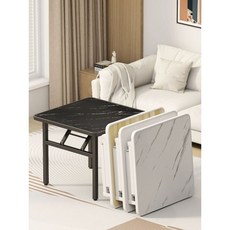 1인식탁 가벼운 탁장 프레임 폴딩 블랙 60x60x53 마블, 블랙 60x60x53 블랙 헤어라인