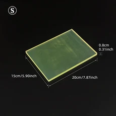 Suwimut 3 가죽 공예 펀칭 패드 7 9x5 9인치 고무 음소거 보드 가죽 펀치 매트 절단 구멍 펀치 스탬핑 도구 가죽 작업용 DIY 공예, 1개