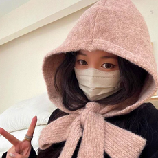 클레이스 울혼방 바라클라바 목도리, 인디핑크, 1개