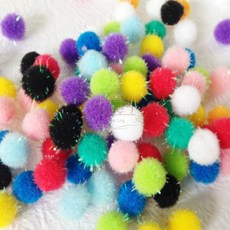 가온로그 밤송이 10mm 1000개입 컬러솜, 분홍