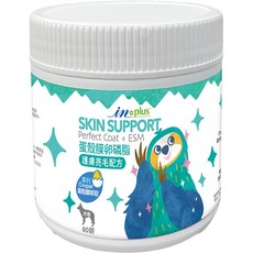 IN Plus 蛋殼膜系列 犬用保健 超濃縮卵磷脂 毛髮 關節 低敏 皮膚 保健營養 魚油 -北大, 1個, IN+蛋殼膜卵磷脂 護膚亮毛(60顆)