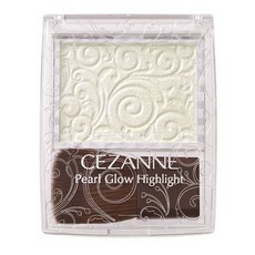 CEZANNE 珠光修容霜 打亮餅, 1個, 極光薄荷