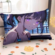 클레바이) 귀멸의칼날쿠션 굿즈 무한성 목베개 2+1, 귀멸24 중간 40x60 (심)