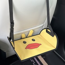 兒童成人車載後排腿託 長途旅行休息踏板, 大黃鴨腳託, 1個
