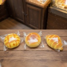 베이커리 말랑이 한 입 베어 물고 싶은 쫀득 폭신 베이커리 푸드볼 스퀴시 키덜트, 랜덤발송