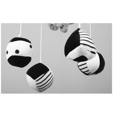 도형흑백모빌 (더블구성용) 신생아모빌 봉제 도형인형 all+37788Qw