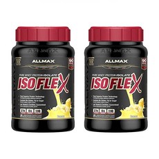 ALLMAX Isoflex 純乳清蛋白分離粉 香蕉口味 無糖 無麩質, Banana, 2個, 907g, 907g
