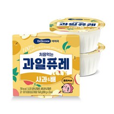 베베쿡 처음먹는 과일퓨레, 160g, 1개, 사과/배