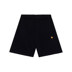 칼하트윕 로고 자수 밴딩 웨이스트 쇼츠