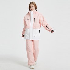 코우비기션 남자 여성 스키복 세트 스노우보드복 자켓 바지