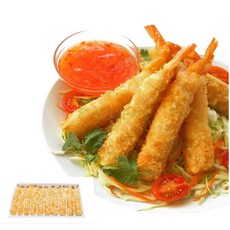 바삭바삭 빵가루 왕새우튀김 300g30gX10개 새우맛 간식 튀김, 1개, 상세페이지 참조, 300g