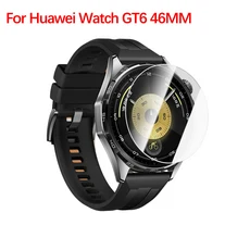 화웨이 워치 GT6 41 46mm 프로 스크린 보호기 강화유리 긁힘 방지 파손 방지 기포 없음 쉬운 설치, 03 1PCS, 02 For GT6 46mm, 1