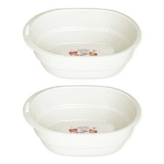 센스2030 베이비 다용도통 아기욕조, 곰돌이 아이보리, 2개
