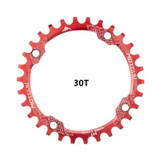 MOTSUV MTB 자전거 104BCD 포지티브 및 톱니 싱글 디스크 내로우 와이드 체인링 30T, 01 Red, 06 36톤