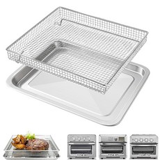 Cuisinart TOA-60 TOA-65 TOA-70 토스터 에어 프라이어 컨벡션 오븐용 에어 프라이어 바스켓 트레이 교체품 30.9 x 27.9cm(12.2 x 11인치)