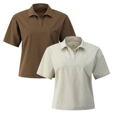 [국내백화점] 블랙야크 여성 레저 등산 티셔츠 에어로프레쉬K 카라 반팔티2 등산복 캠핑 아웃도어 트레킹