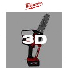 Milwaukee 美沃奇 18V鋰電無碳刷手持8吋鏈鋸 空機, 1個