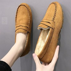 끄니스토어 털안감 로퍼 패션슈즈 방한슈즈