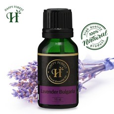 행복숲 100%천연 아로마에센셜오일 15ml-티트리 라벤더 라임, 15_천연 라벤더(15ml)