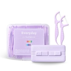 더트웰브 더블라인 불소 치실 200개 + 휴대용 치실 케이스 10p 세트 총 210개, 1세트, 210개입, 1.8cm