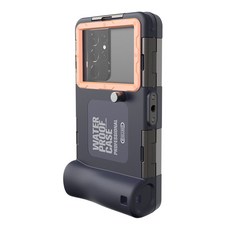 하푼 핸드폰 수중촬영 잠수 스노클링, 블루-오렌지, 1개