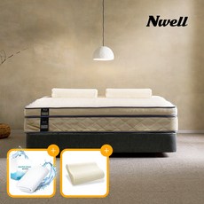 [특가쿠폰] 느웰 시그니처 3모드 천연라텍스 미디움하드 적당한 쿠션 토퍼 매트리스+속커버+겉커버 포함 (슈퍼싱글/퀸/킹)
