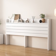 床頭片 床頭板定做实木床头1.5欧式床头板儿童床头靠背双人床头板1.8米榻榻床头, 150單層款95高(白色)