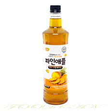 파인애플 주스 시럽 베이스 970ml, 1개