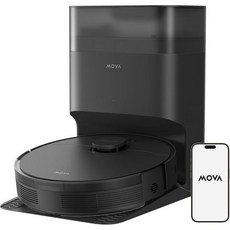 MOVA S10 플러스 로봇 청소기 셀프 빈 도크 7000Pa 흡입력 리프트 가능한 브러시 4L 먼지 봉투 포함 최대 90일간 핸즈프리 청소 PreciSense LiDAR 내비, S10 Plus