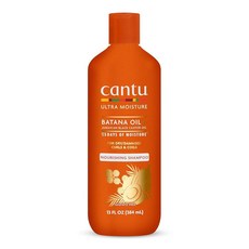 Cantu Ultra Moisture 너리싱 샴푸 바타나 오일 + 자메이카 블랙 캐스터 오일 384.5ml(13.5액량 온스), Cantu Ultra Moisture 너리싱 샴푸, 바, 1, 384ml