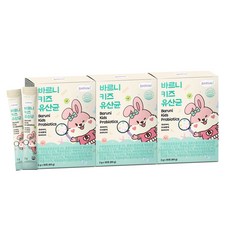 바르니 키즈 유산균 어린이 낙산균 프로바이오틱스, 3박스, 60g