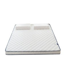 더블 킹사이즈 침대패드 라텍스 매트커버 물세탁 6cm 축구 화이트 60x100cm