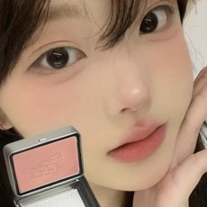 BNANA 鐵盒腮紅 #03 低飽和冷玫瑰, 1個, BNANA鐵盒美腮紅#01蜜桃膨脹粉