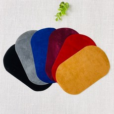 2p)인조스웨이드 열접착 패치(18cm*11cm), 블루