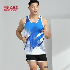 러닝 싱글렛 그래핀 원단 초경량 달리기용 민소매 마라톤, 681 남성용 (화이트), XL