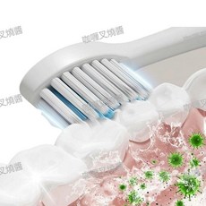 ABIBA/阿比巴 牙刷刷頭, 黑色刷頭  4個, 1個