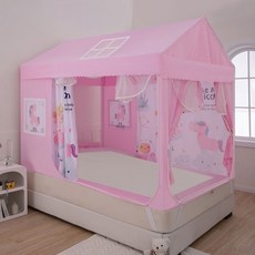 어린이텐트 어린이모기장 인디언텐트 유아텐트, 꼬마 요정 - 맨 아래로 돌아가기  3면 암막 커튼